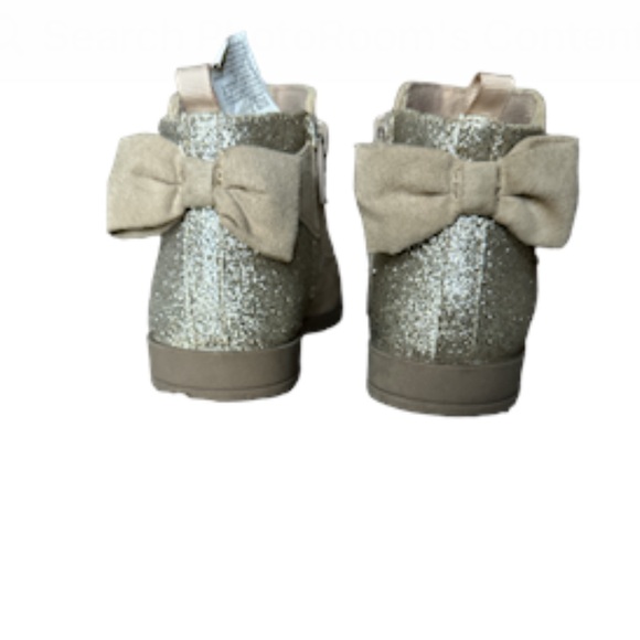 Gymboree toddler tan sparkly booties - Picture 1 of 6